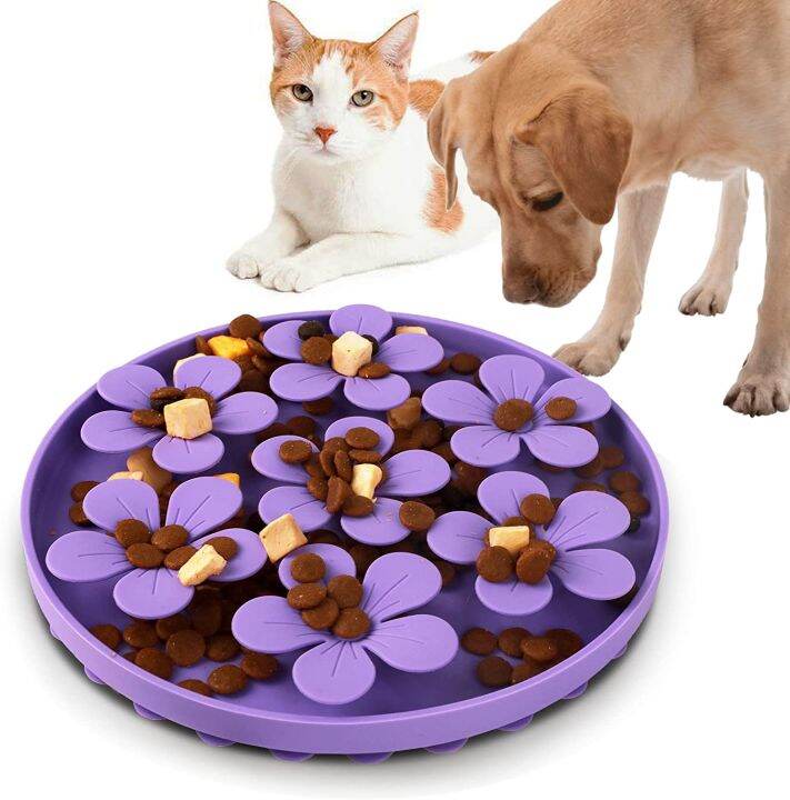 Silicone Licking Pad Pet Dog Lick Pad Bath Peanut Butter Slow Eating Licking  Feeder Cats Lick Mat Feeding Dog Lick Mat