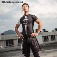 VENUM drying snake venom tights boxing training speed training suit short-sleeved quick-drying running suits men