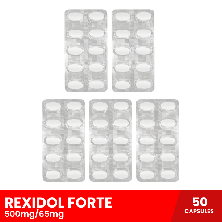 REXIDOL Forte x 50 tablets Paracetamol + Caffeine (For the relief of