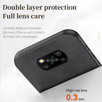 สำหรับ Xiaomi POCO X3 Pro POCO X3 NFC เคสโทรศัพท์หนังแกะหรูหราปลอกกันกระแทกออกแบบใหม่ฝาหลังทันสมัย