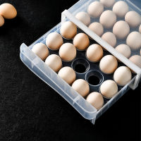 Kitchen Egg Storage Box Trays Egg Container Refrigerator Box Organizer Rectangular Drawer Plastic Rack Holder Kitchen Organizer