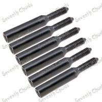 WK-6 Pcs Black Electric Guitar Tremolo Bridge  Lock String Hexagon Screw Clamp String Hex screw Bolt Thread diameter 4mm