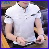 [CBS authentic] 95  cotton mens POLO shirt collar short sleeve T-shirt of mens cotton sweatshirt male male money in summer