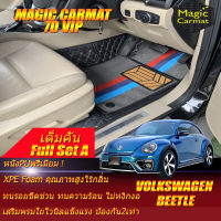 Volkswagen Beetle 2012-รุ่นปัจจุบัน Coupe Full Set A (เต็มคันรวมถาดท้ายรถแบบ A) พรมรถยนต์ Volkswagen Beetle 2012 2013 2014 2015 2016 2017 2018 2019 2020 2021 -รุ่นปัจจุบัน พรม7D VIP Magic Carmat