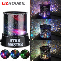 LIZHOUMIL เครื่องฉายท้องฟ้าที่เต็มไปด้วยดวงดาวแผ่นเรืองแสงไฟ Led กลางคืนแสงสำหรับของขวัญสำหรับเด็กตกแต่งครัวเรือน