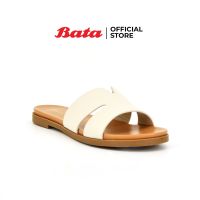 Bata LADIES FLATS รองเท้าแตะหญิงแฟชั่น แบบสวม รุ่น Eily สีขาว รหัส 5611153 / สีน้ำตาล รหัส 5613153 Ladiesflat Fashion SUMMER