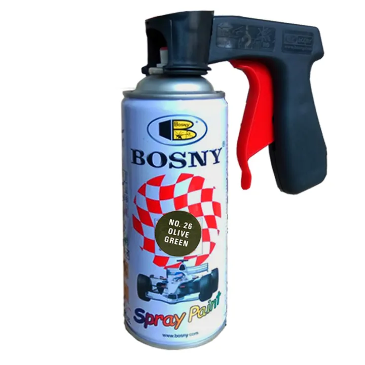 Bosny Spray Paint 26 Olive Green With Can Attachement Lazada Ph