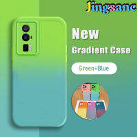 Jingsanc เคสไล่ระดับสีสำหรับ Xiaomi POCO F5/POCO F5 Pro เลนส์ TPU กล้องเคสนิ่มใส่โทรศัพท์กันกระแทกรวมทุกอย่างฝาหลัง Xiaomi F5 Poco/Poco F5โปร A33-1