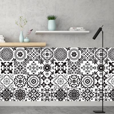 16pcs/set Waterpoof Wall Stickers Transfers Cover For Bathroom Furniture Stairs Kitchen Mural Self adhesive Removable Wallpaper