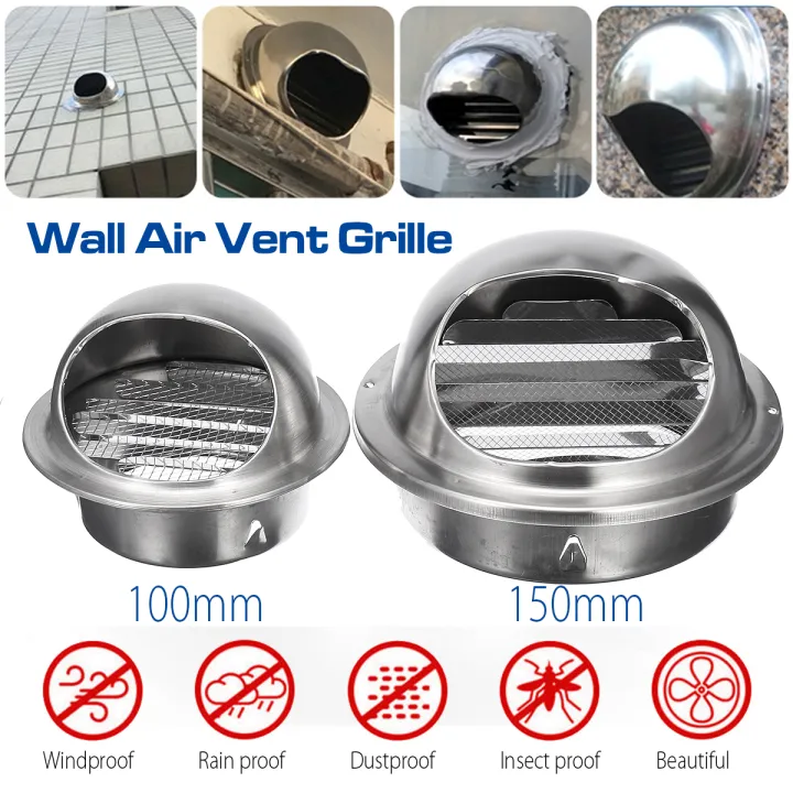 1/2/5 Pcs Wall Air Vent Ducting Ventilation Exhaust Grille Cover Outlet ...