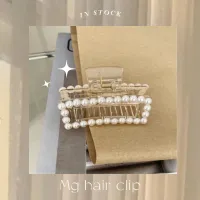 Pearl hair clip - ก๊ฟเหลี่ยมแต่งมุก