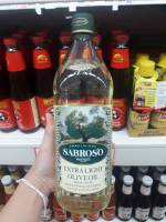 Sabroso Extra Light Olive Oil น้ำมันมะกอก(น้ำมันมะกอกธรรมชาติผ่านกรรมวิธี) นำเข้าจากสเปน1000 มล.