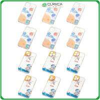 CLMXCA กันกระแทกกันฝุ่นลายภูเขาน้ำแข็งสำหรับ iPhone 13 12 Pro Max ฝาครอบโทรศัพท์ TPU เคสโปร่งใสหิมะภูเขา