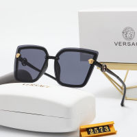 Versace แว่นกันแดดโลหะของผู้หญิงผู้ชาย,แว่นกันแดดเทรนด์ใหม่เรโทรดีไซน์คลาสสิก2573