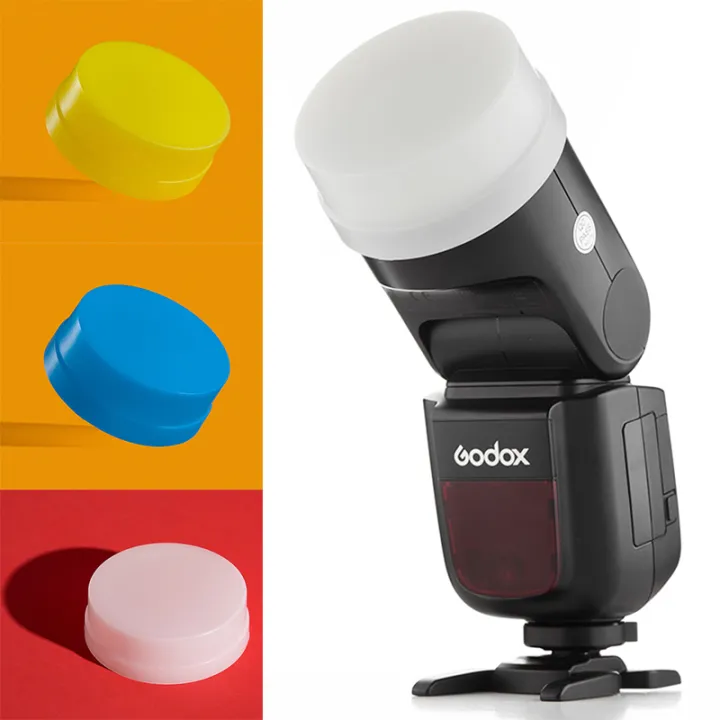Godox Camera Flash Diffuser Bounce Dome Light Set for Godox V1 Flash
