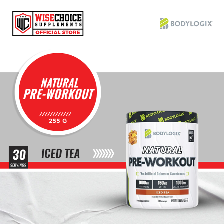 BODYLOGIX NATURAL PREWORKOUT 30 SERVINGS Lazada PH