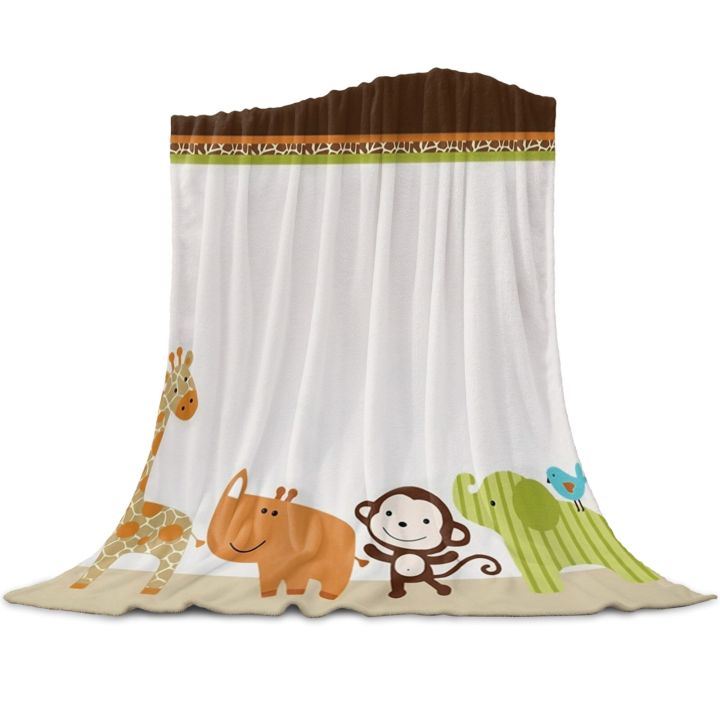 in-stock-customized-blanket-household-blanket-sofa-blanket-warm-velvet-action-style-brown-monkey-tail-travel-blanket-can-send-pictures-for-customization