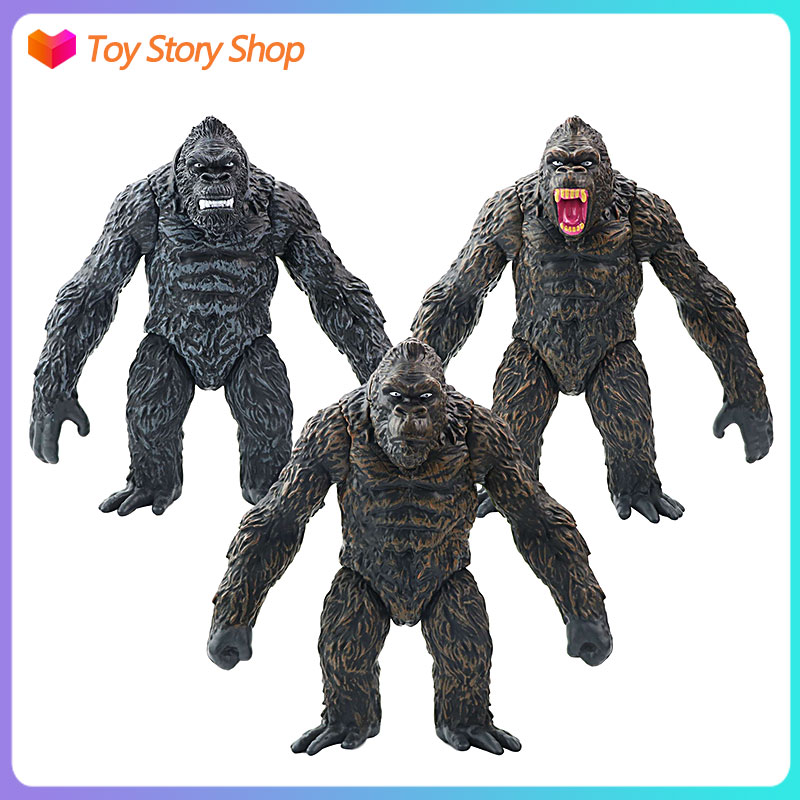 1pcs 19cm King Kong Skull Island Action Gorilla PVC Figure toy Collectible Decor 