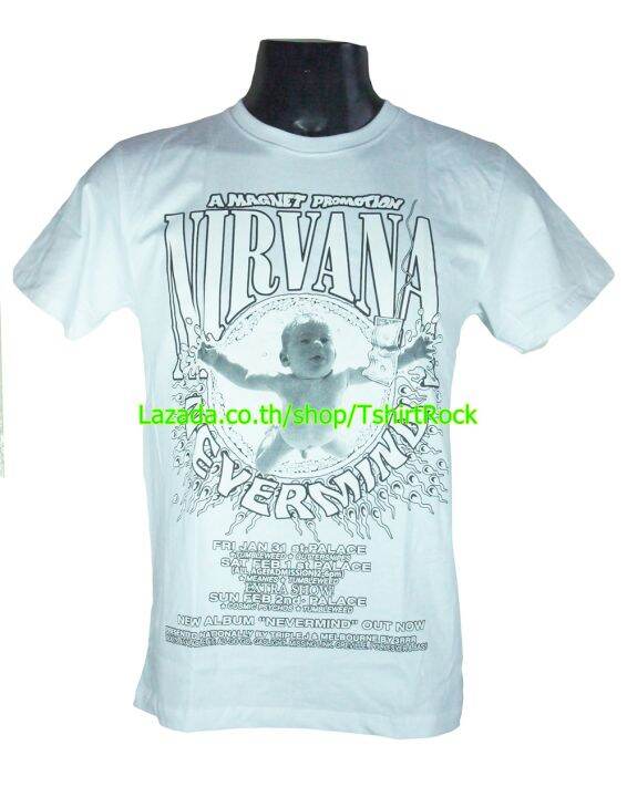 เสื้อวง-nirvana-เนอร์วานา-ไซส์ยุโรป-เสื้อยืดวงดนตรีร็อค-เสื้อร็อค-nir8170-ส่งจาก-กทม