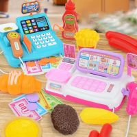 Supermarket Cash Register Pretend Play Educational Toys Preschool Learning Toy Cash Registers Fine Motor Toys xmas gifts For Kid