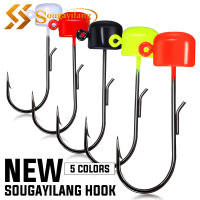 Souga ใหม่3.5กรัม/5.5กรัม5ชิ้นตะขอตกปลา S 5สีตะขอเกี่ยวเหยื่อตะขอตกปลาตะขอตกปลา