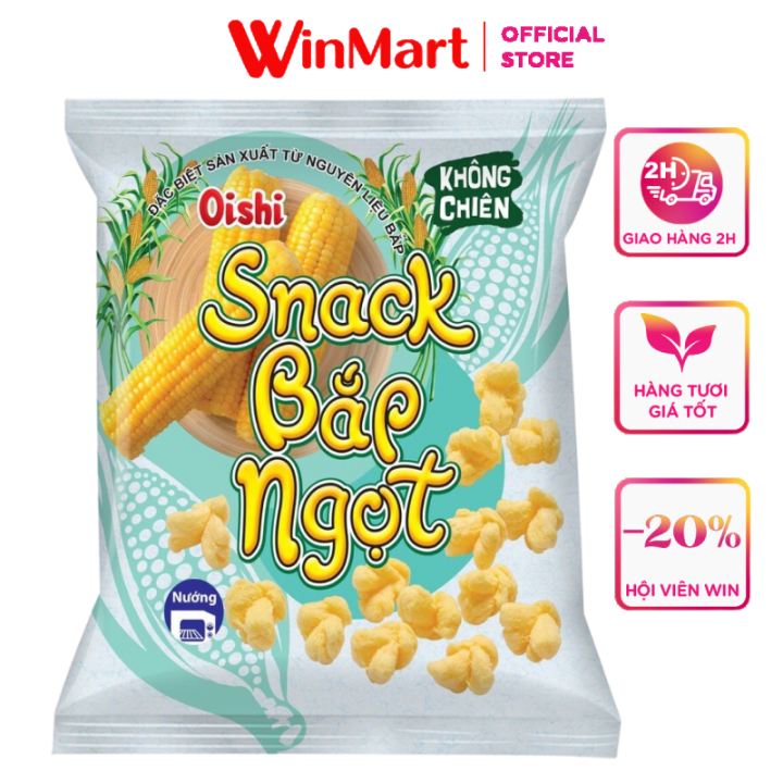 Snack bắp vị phô mai Oishi 45ggói