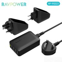 T017 RP-PC023 40W 4-พอร์ตที่ชาร์จ USB เครื่องชาร์จติดผนังแล็ปท็อปสำหรับ iPhone 13