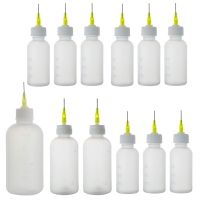 20Pcs Art Bottle 30ml 50ml 100ml Needle Tip Glue Bottle Squeeze Liquid Flux Dispenser Applicator Plastic Dispensing Container Travel Size Bottles Cont