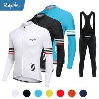 New Cycling Jersey Set Raphaful Men Long Sleeves Bike Jersey Suit 19D Gel Pad Pants Autumn MTB Cycling Clothing Bicycle Uniform