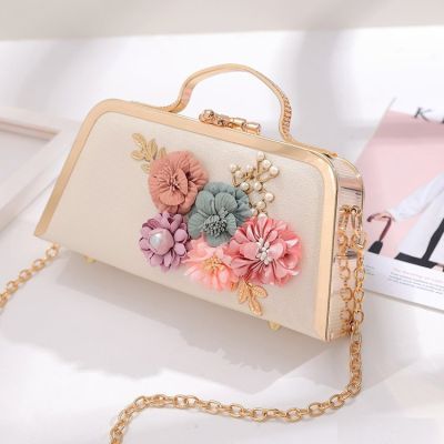 Fashion Party Clutch Flower Dress Dinner Handbag Clutch For Dinner Dating