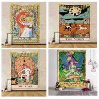 Tarot tapestry wall hanging horoscope divination bedspread bedroom dormitory decoration