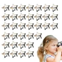 Star Hair Clips for Girls 100Pcs Metal Star Shape Clips Multi-Purpose Hair Styling Tool for Long Short and Fine Hair liberal