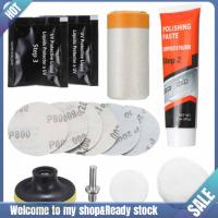 Dull Headlight Restoration Car Headlamp Lens Restore Polish Kit Drill