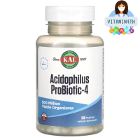 KAL, Acidophilus Probiotic-4, 100 VegCaps