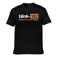 Novelty Tshirts Blink 182 Music For Lonely Nights Funny Pattern Printed Tee