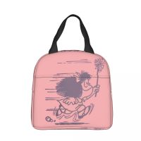 ❀ Thermosensitive Lunch Bag box Anime Mafalda Children Aluminum Bag Foil Portable Lunchbox