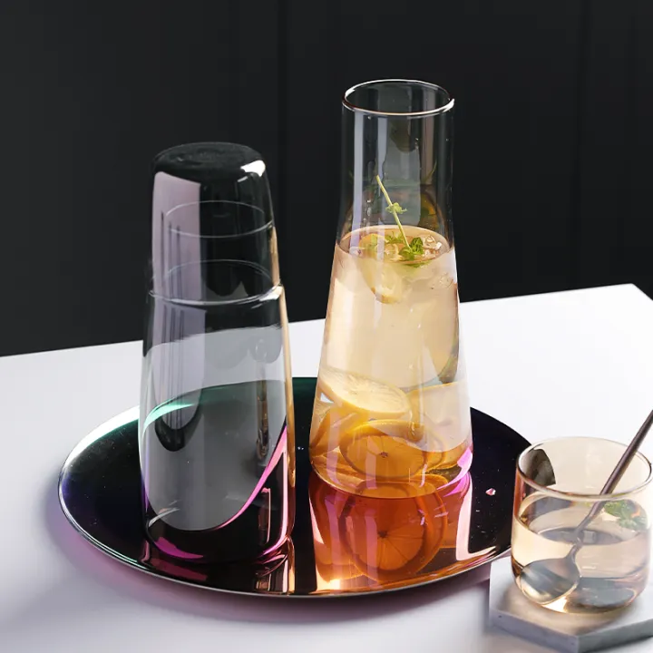 SWEEJAR High Borosilicate Glass Cup and Jug Set High Temperature