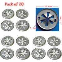 20pcs Car Seat Metal Clamping Plate Washer Cover Mounting Clips Heat Shield N903-350-04 N90335006 For Audi Ford Seat Skoda VW