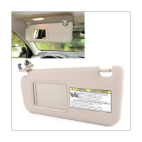 1Pair Beige Sunvisor Cover 74320-42501-A1 74320-42501-B3 for 2005-2013 Car Sunshade 7432042501 Sunshades