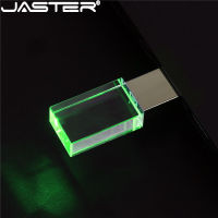 JASTER Pen drive metal crystal Custom logo 128GB USB flash drives car key model Memory stick Business gift Free LED light U disk