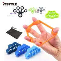 （A New Well Sell ） ITSTYLE Finger Resistance Bands ยางรัดการฝึกอบรมยืดการออกกำลังกาย Elastic Band String Chest Developer Hand Gripper