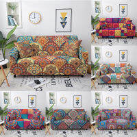 Indian Mandala Sofa Covers for Living Room Bohomian Flower Stretch Slipcovers Couch Corner Sofa Cover Home Decoration