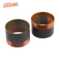 GHXAMP 75.5Mm Woofer Voice Coil ใยแก้วลวดทองแดงบริสุทธิ์สองชั้น75.5Mm ลำโพงเวทีอุปกรณ์ขดลวดเสียงเบส2ชิ้น