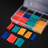 530pcs Heat Shrink Tubing Insulation Shrinkable Tubes Electronic Polyolefin Wire Cable Sleeve Kit Heat Shrink Tube Electrical Circuitry Parts