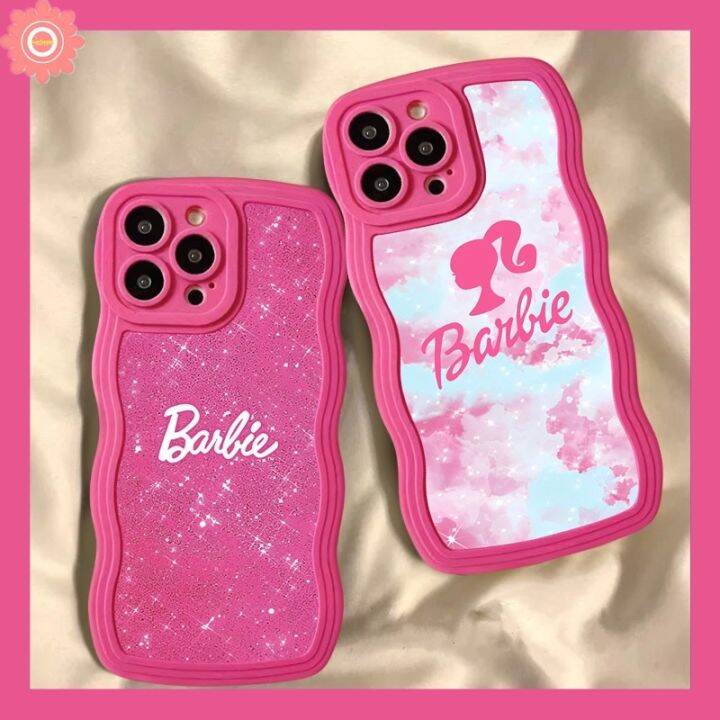 เคสโทรศัพท์มือถือนิ่ม-ลายบาร์บี้-หยัก-ดาว-วิบวับ-สําหรับ-12c-10c-9c-10a-9t-9-a1-10-9a-note-8-10s-11s-9s-11t-poco-x3-nfc-ฝาครอบขอบ