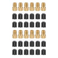 12PCS Presta Valve Adaptors, Convert Presta to Schrader Adapter for Bike, Inflate Tire Using Standard Pump