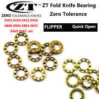 4ชิ้นล็อตทองเหลืองกรอบพับมีด FLIPPER เปิดอย่างรวดเร็วแบริ่งสำหรับ Zero Tolerance ZT 0393 0460 0450 0900 0055 0456 0462เครื่องซักผ้า