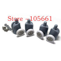 4X 25MM BOTTOM SHOWER DOOR SINGLE WHEELS ROLLERS RUNNERS PULLEYS PARTIALITY