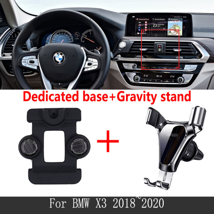 รถแอร์-o-utlet-gps-ที่วางศัพท์มือถือพิเศษสำหรับ-bmw-x3-g01-x4-g02-2018รถที่วางศัพท์มือถืออุปกรณ์เสริม