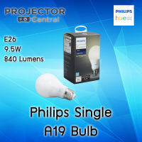 PHILIPS Hue White Single A19 Bulb (E26, 840Lumens, 9.5W)